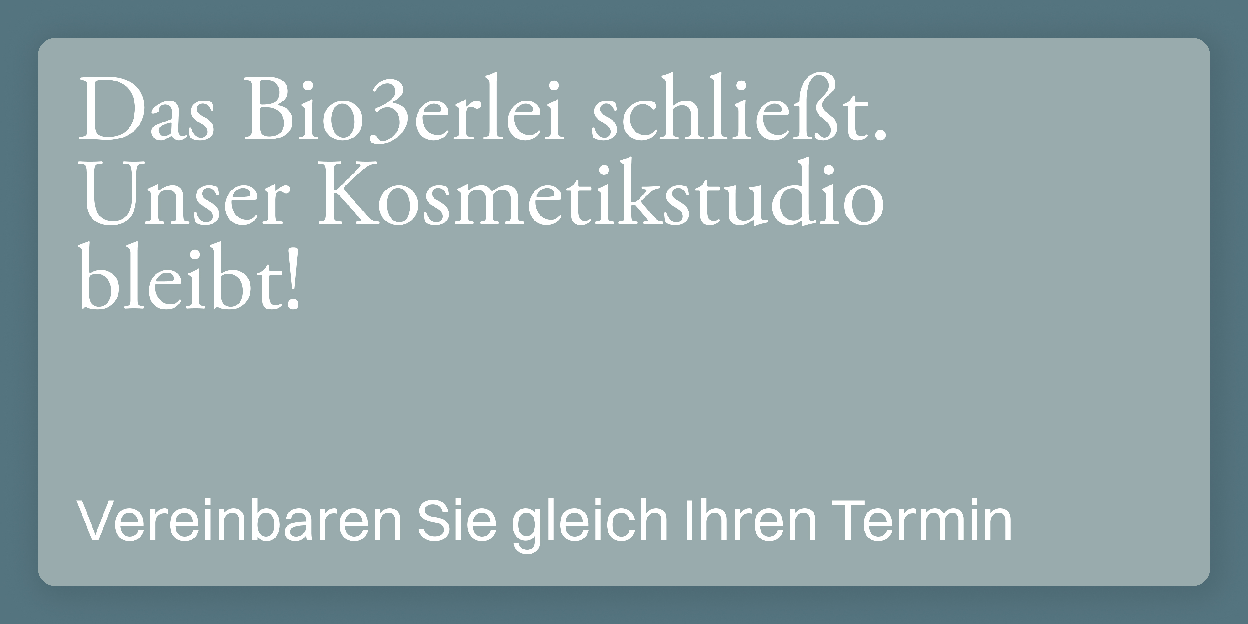 Kosmetik in unseren Apotheken